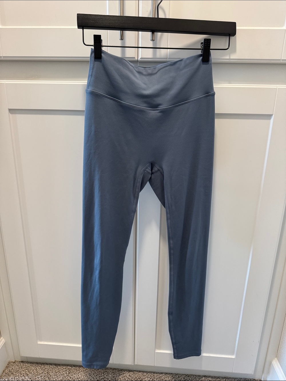 Women's High-Rise Leggings in Slate Blue
